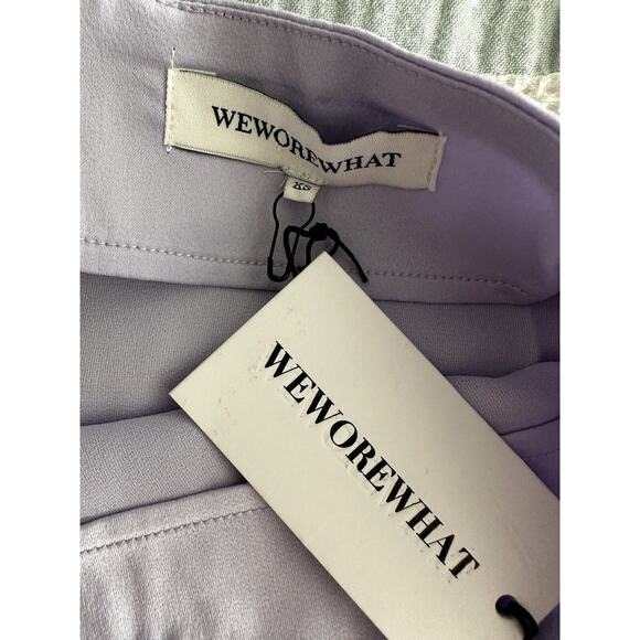WeWoreWhat Lilac Mini Slip Skirt Satin Charmeuse XS NWT - Picture 4 of 4